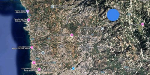 Seaview Residential Plot in Tsada, Paphos | p66800 | catalog