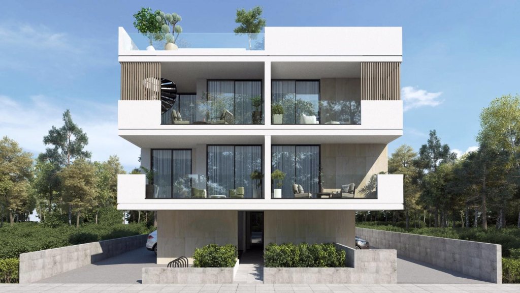 Mieszkanie 1 pokój 59 m² Aradipu, Cypr