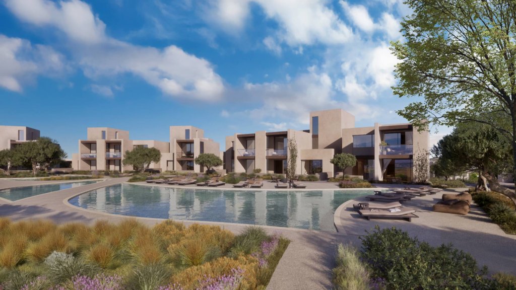 Mieszkanie 2 pokoi 110 m² Tsada, Cypr