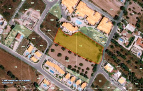 Residential plot with building permits in Tala, Paphos | pr6600 | catalog